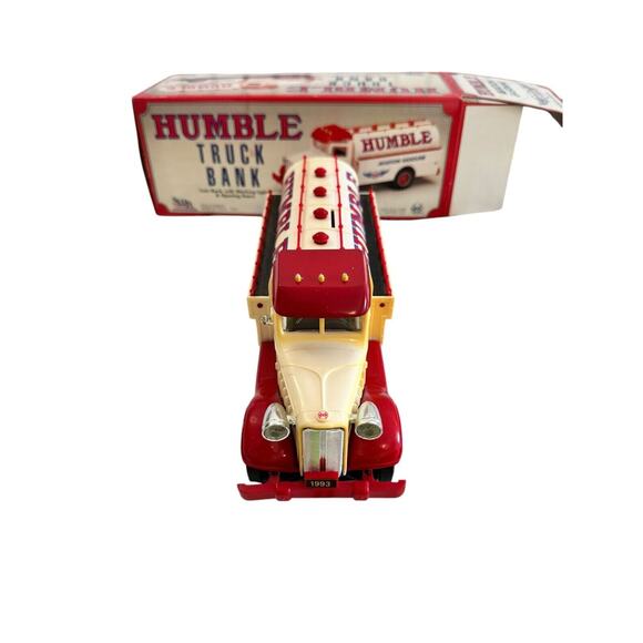 Vintage Humble Aviation‎ Gasoline Truck Bank - Coin Bank with Working Lights - Picture 5 of 16